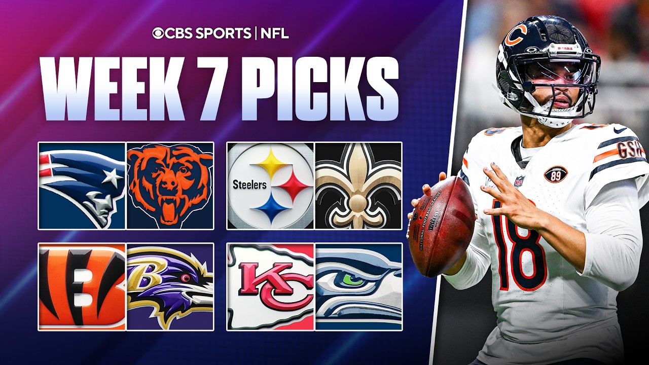 NFL Predictions and Picks for EVERY Week 7 Game [Patriots vs Bears] | Best Bets ✅