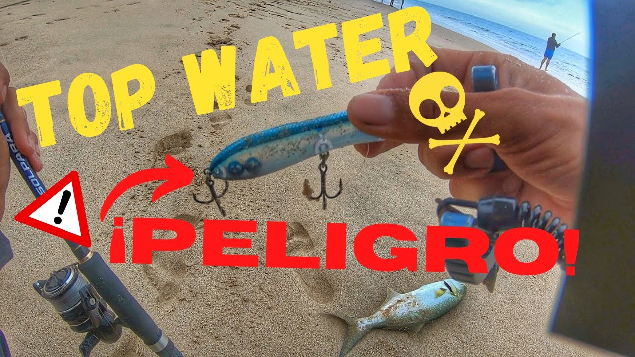 MI MEJOR JORNADA DE PESCA EN HUELVA || TOP WATER || SPINNING DESDE PLAYA