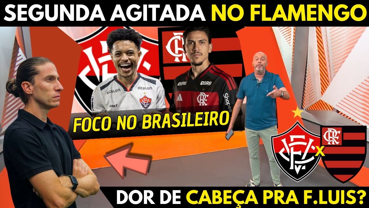 AGORA! FLAMENGO FAZ ÚLTIMA PREPARAÇÃO ANTES DE ENFRENTAR O VITÓRIA! F.LUIS TEM DESFALQUE IMPORTANTE!