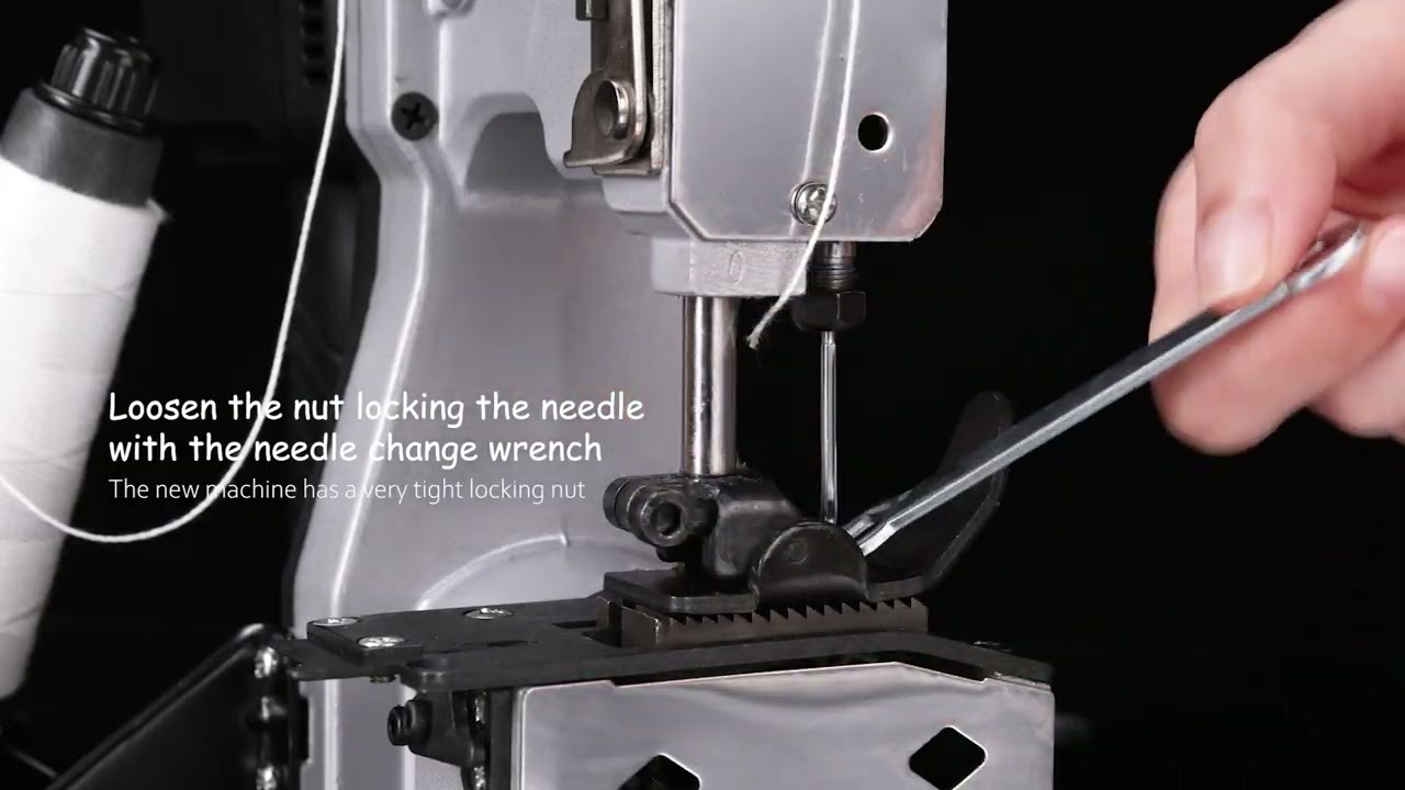 Moonshan Bag Closer Machine - How to Change the Needle