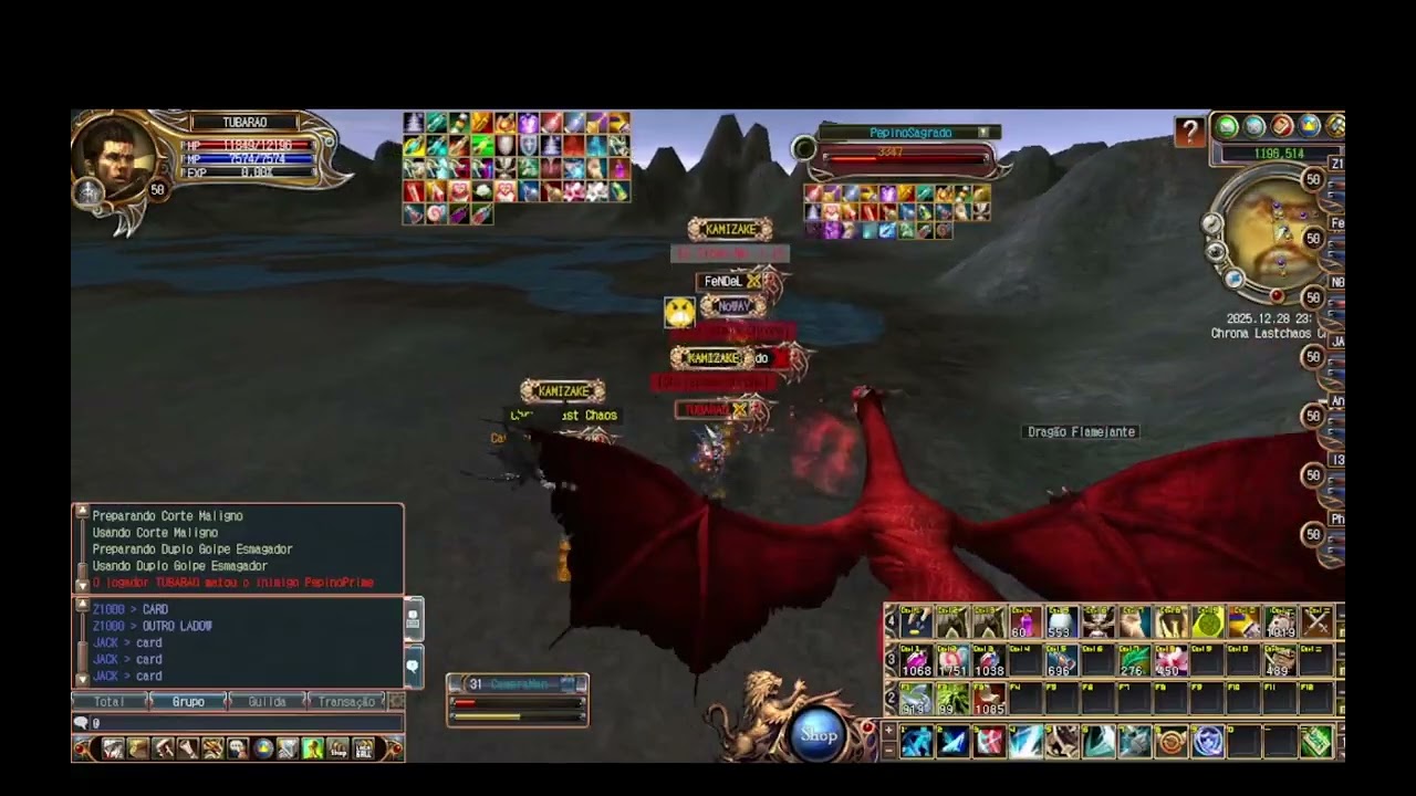 CHRONA LASTCHAOS PVP NOS BOSS 28/12/2025