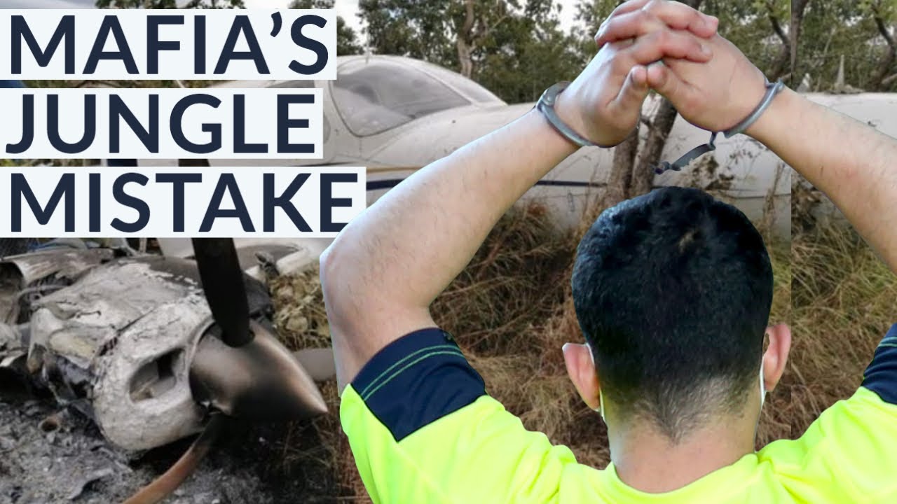 Greedy smugglers overload plane with cocaine and it crashes it in the jungle ✈️