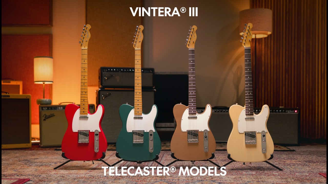 Изучение моделей Telecaster Vintera III | Vintera III | Fender
