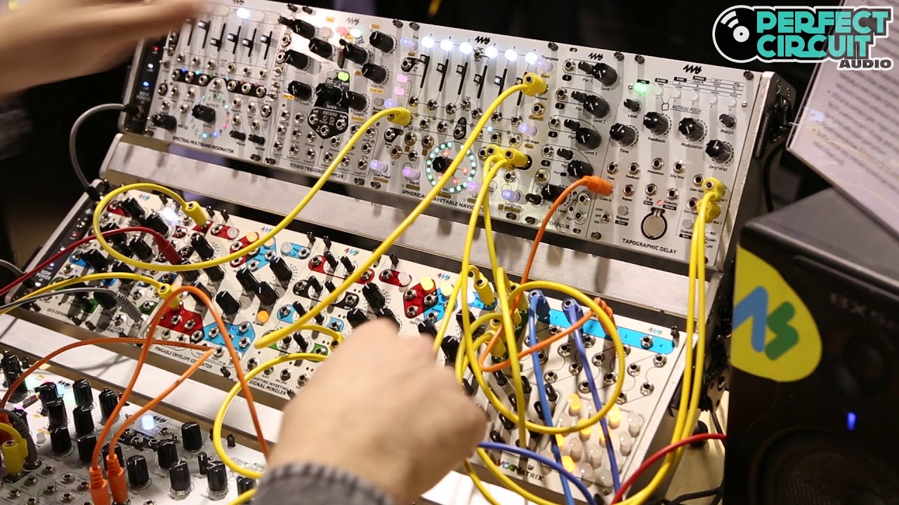 4ms Spherical Wavetable Navigator Sounds at NAMM 2018