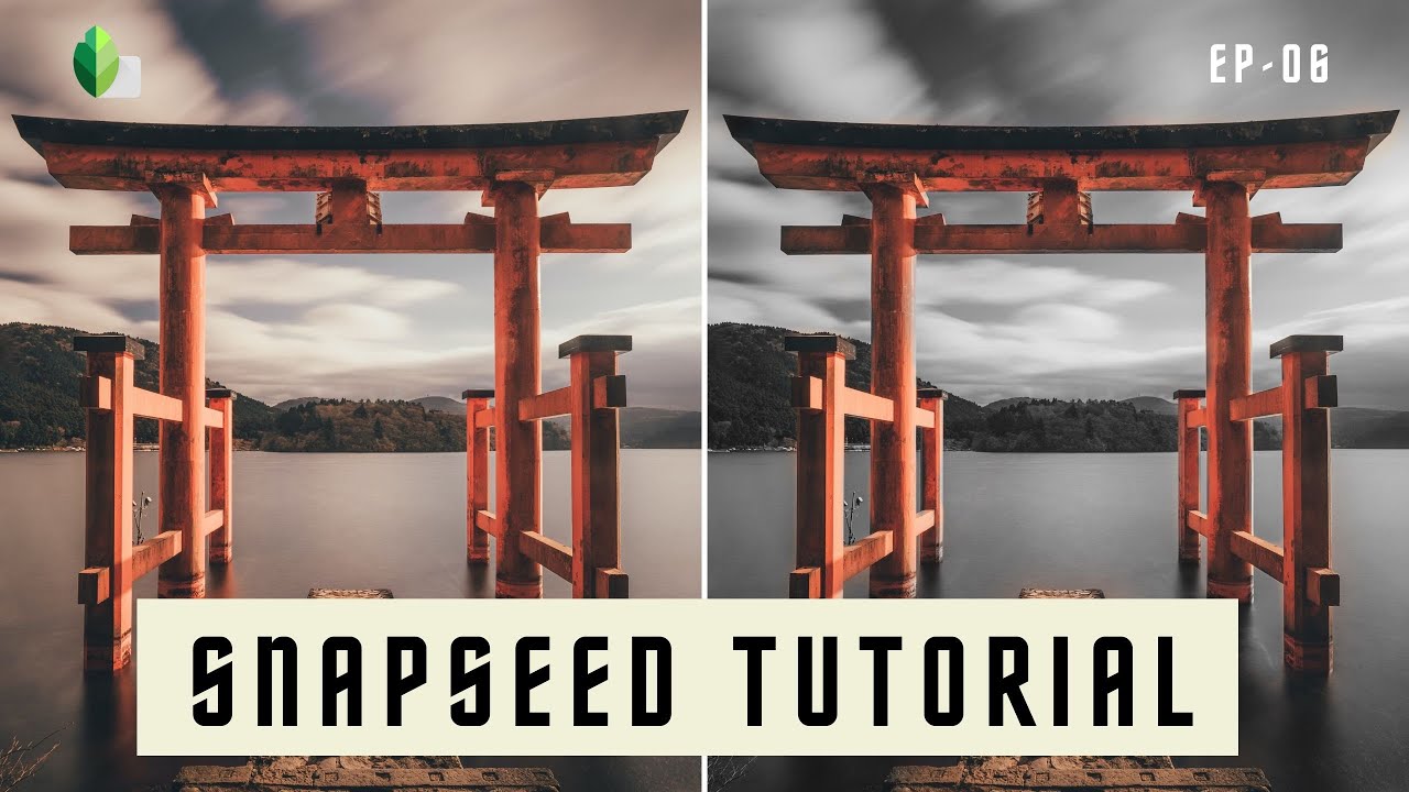 Change Background To Black & White in SNAPSEED | Snapseed Tutorial | EP 06 | Android | iPhone