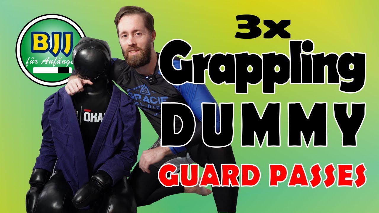3x Guard Pass Übungen mit einem Grappling Dummie - fürs Training zu Hause und ohne Trainingspartner