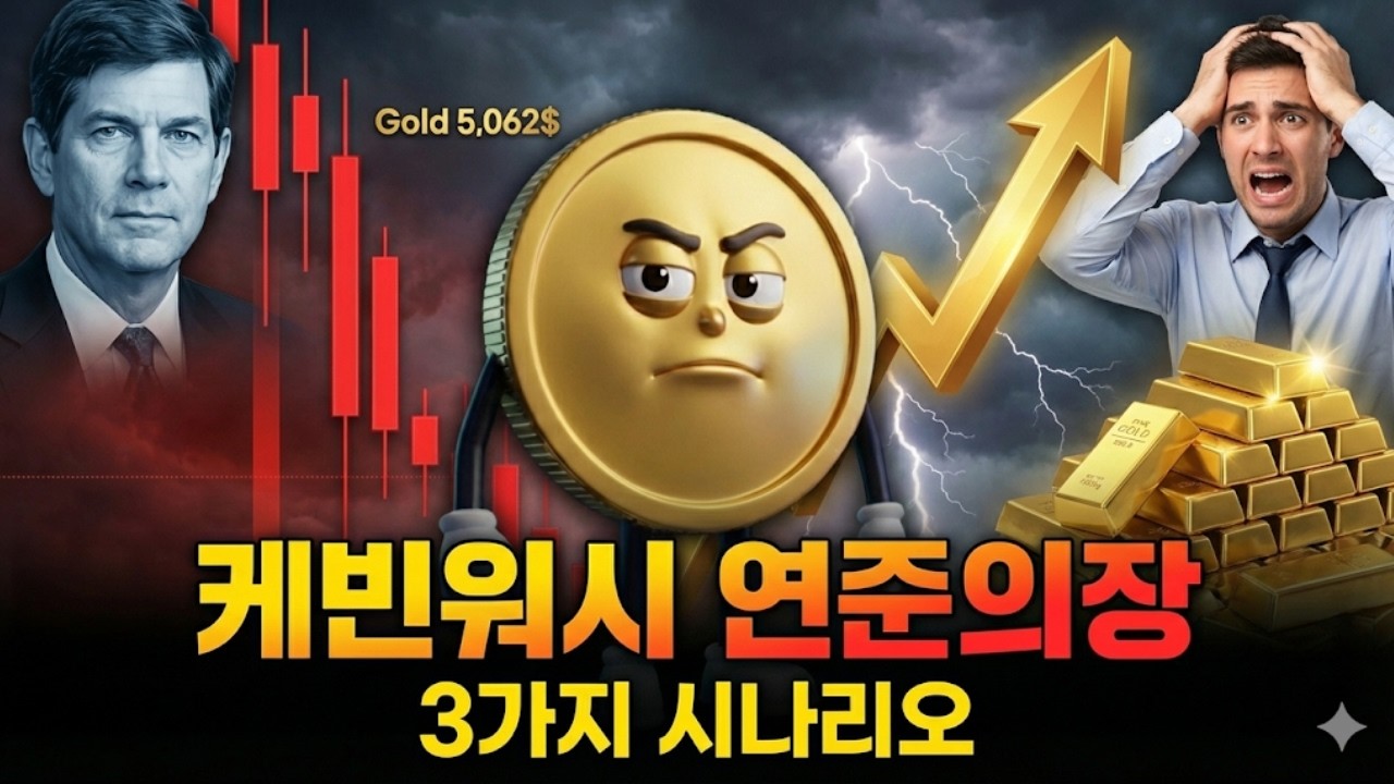 케빈 워시 연준 의장 확정, 금값 $7,000 가나 3가지 시나리오 완전 분석