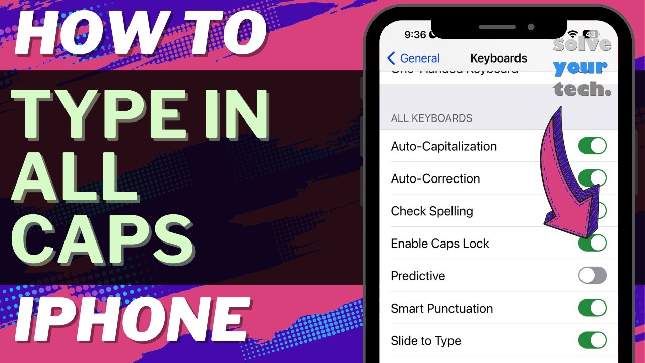 iOS 17: как печатать заглавными буквами на iPhone