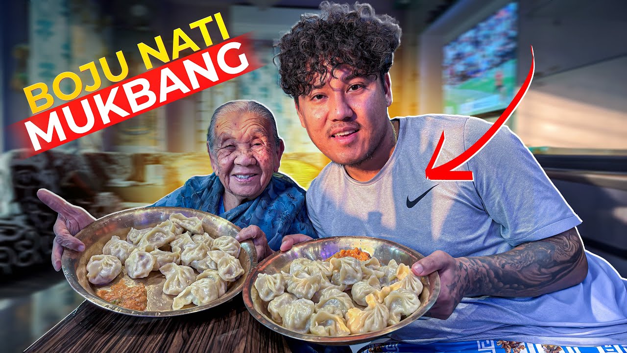 Boju Ko Gali Khadie Momo Mukbang Garne Kosis Gardie 😂 