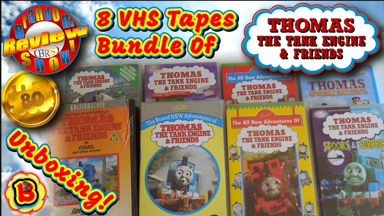 Thomas The Tank Engine & Friends 8 VHS Tapes Bundle UNBOXING!