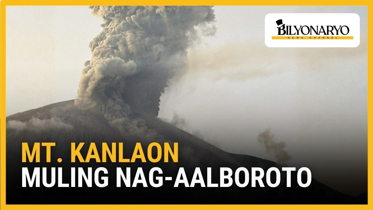 Mt. Kanlaon, muling sumabog; 2-km taas na ash plume, naitala ng PHIVOLCS | Agenda