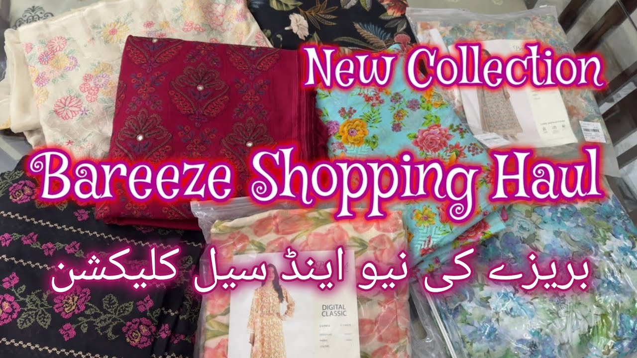 Bareeze New Collection 2026 || Bareeze Sale 2026 Shopping Haul #bareezedresses #glowlinshortsvlogs 