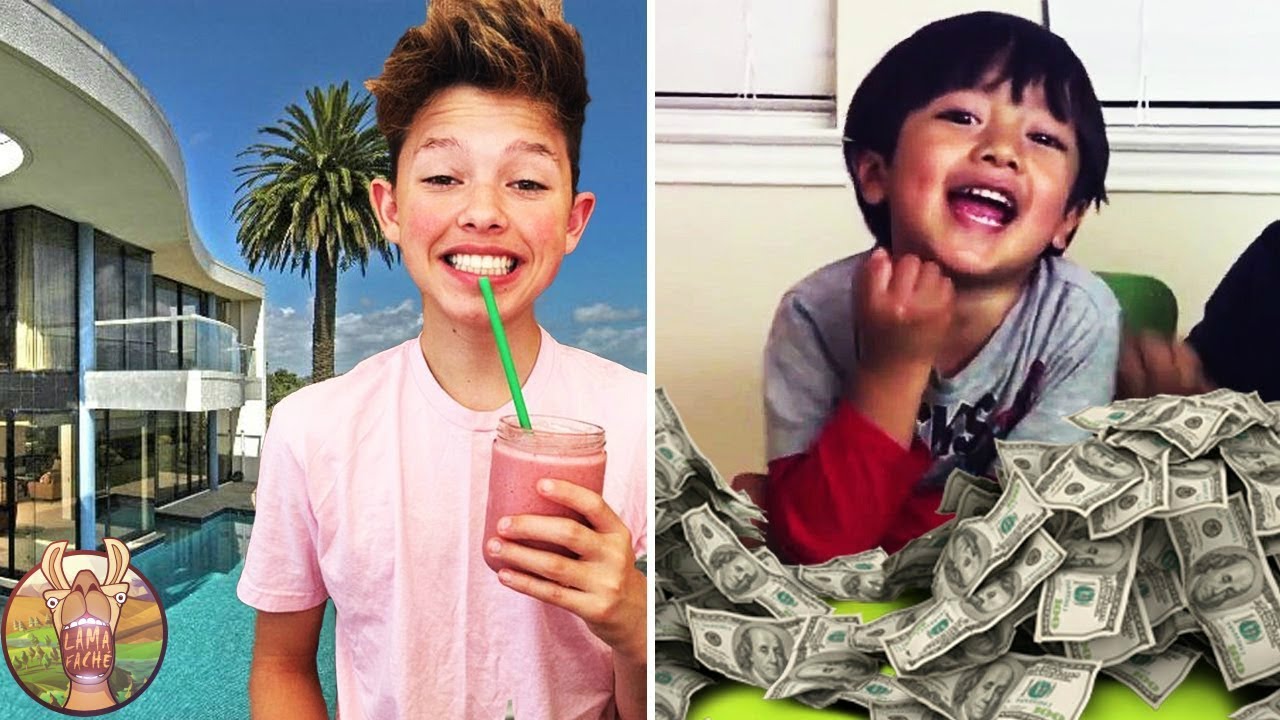 10 ENFANTS DEVENUS MILLIONNAIRES GRÂCE À YOUTUBE | Lama Faché