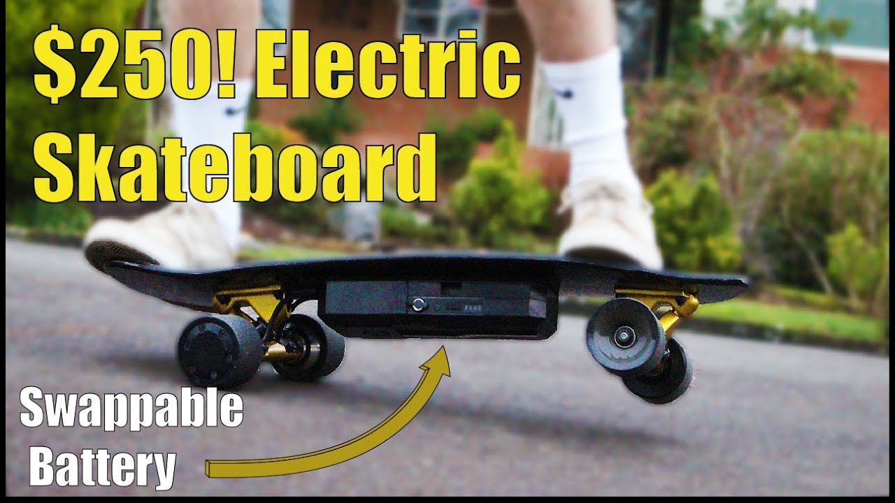 $250 ELECTRIC SKATEBOARD REVIEW!! - The FA Board