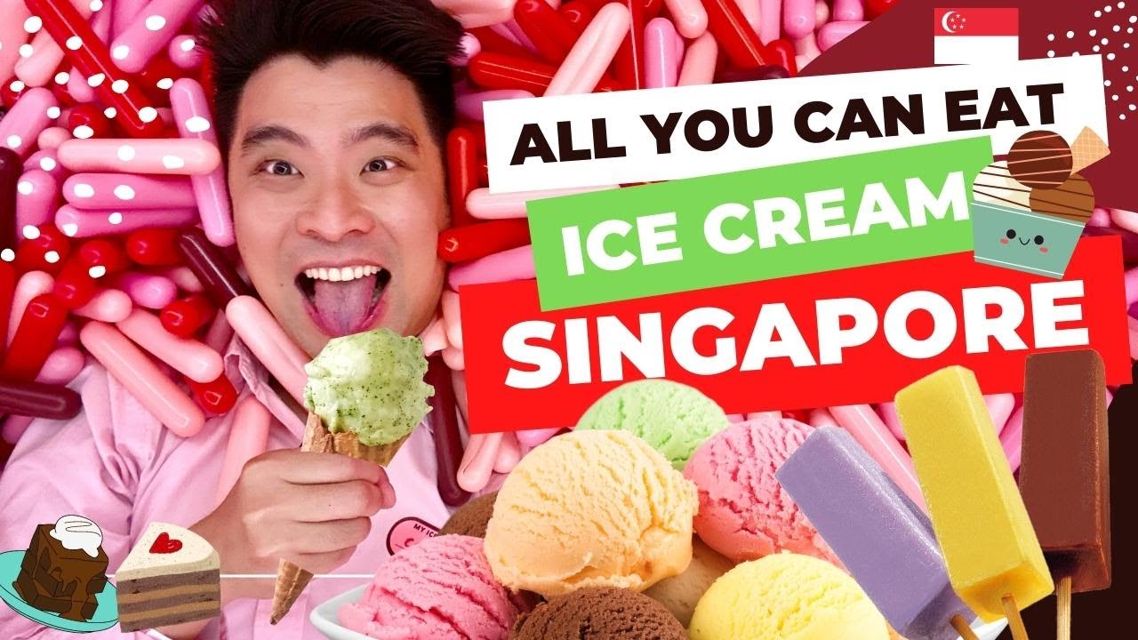 Asia only ICE CREAM MUSEUM Singapore 🍦 They give you ALL YOU CAN EAT Ice Cream here!