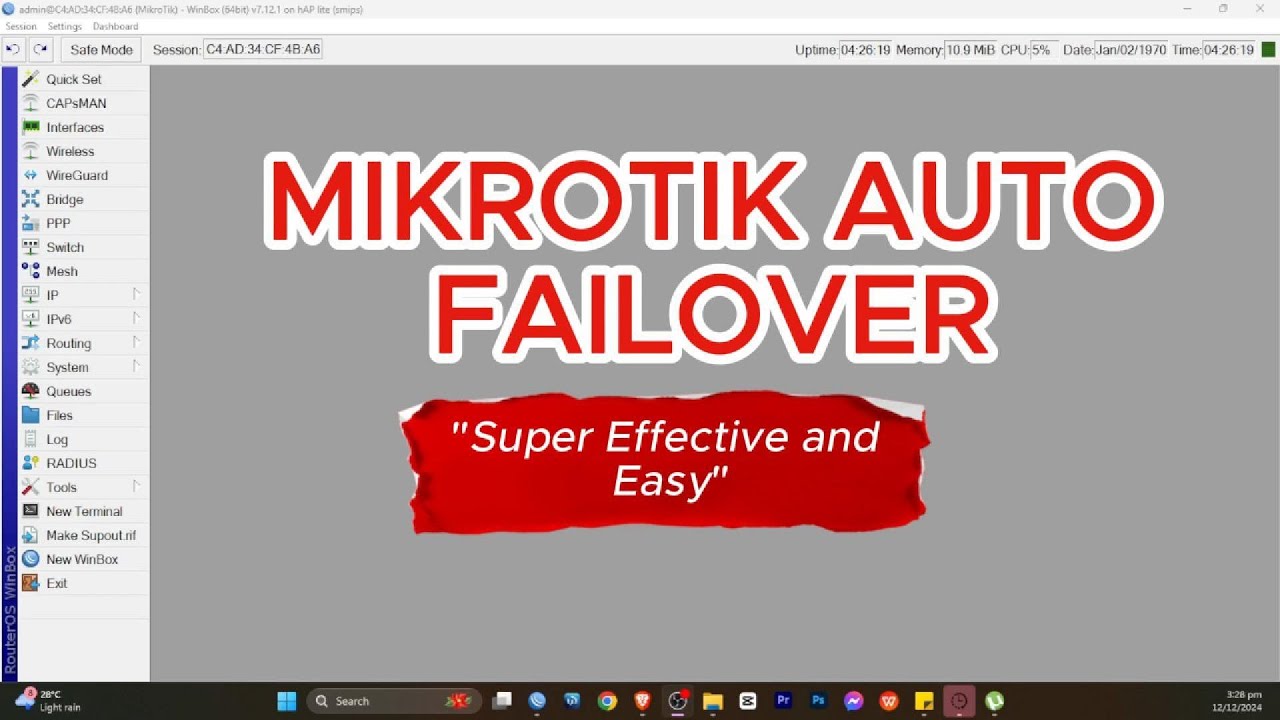 Mikrotik Multi ISP Auto Failover Version 7