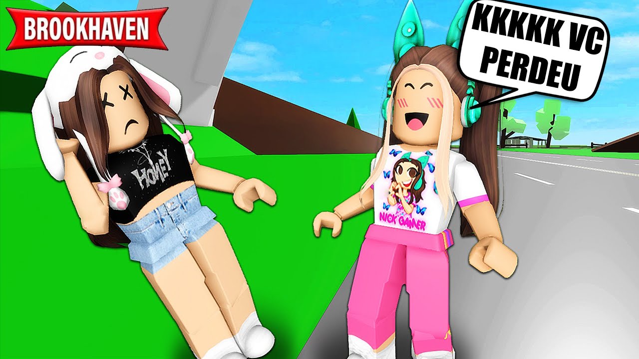 DESAFIO NÃO PODE PISAR NO VERDE! #2  Roblox (Brookhaven RP)