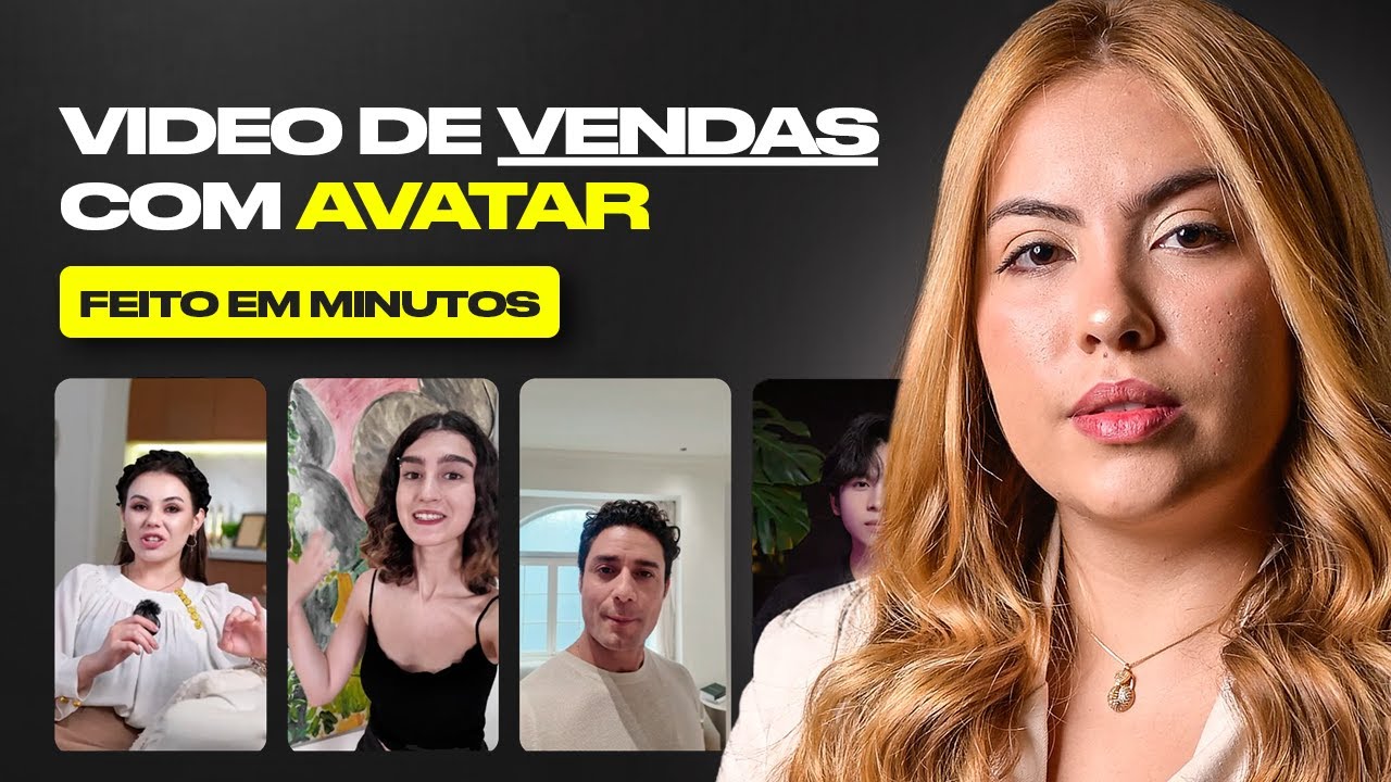 IA PROFISSIONAL em GERAR VÍDEOS (AVATAR e VIDEO REVIEW)