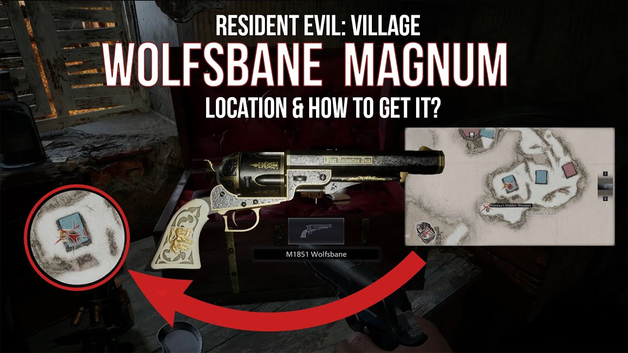 How to Get the Wolfsbane Magnum | M1851 Location | Resident Evil Village (RE8)