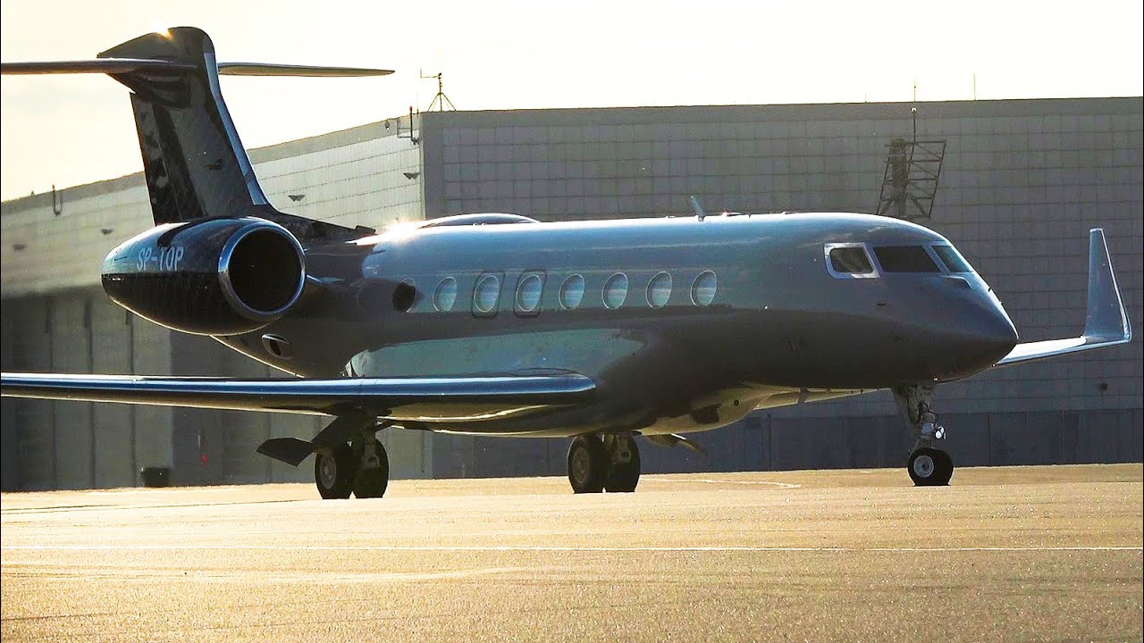 CARBON LIVERY! | Jet Story Gulfstream G650 (SP-TOP) Arrival at Munich Airport!