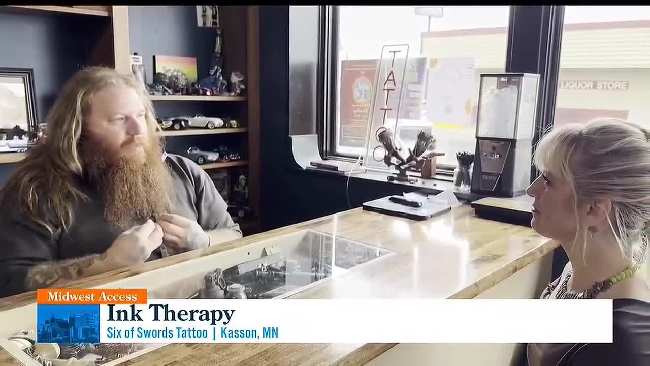 Midwest Access: Six of Swords Tattoo - Ink Therapy (Part 2)