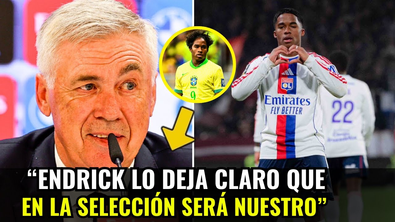 🚨¡GUAU! ¡MIRA LAS PALABRAS DE ANCELOTTI SOBRE EL ÉXITO DE ENDRICK EN EL LYON!