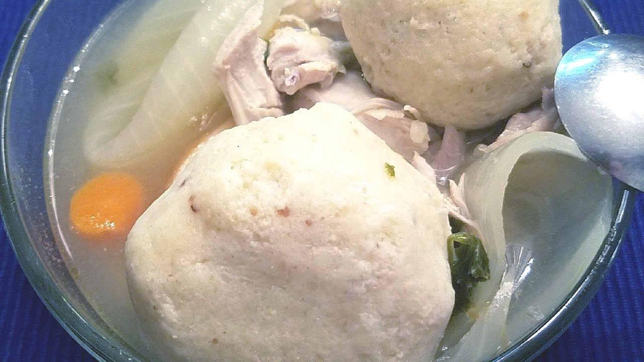 HOMEMADE MATZO BALL SOUP!