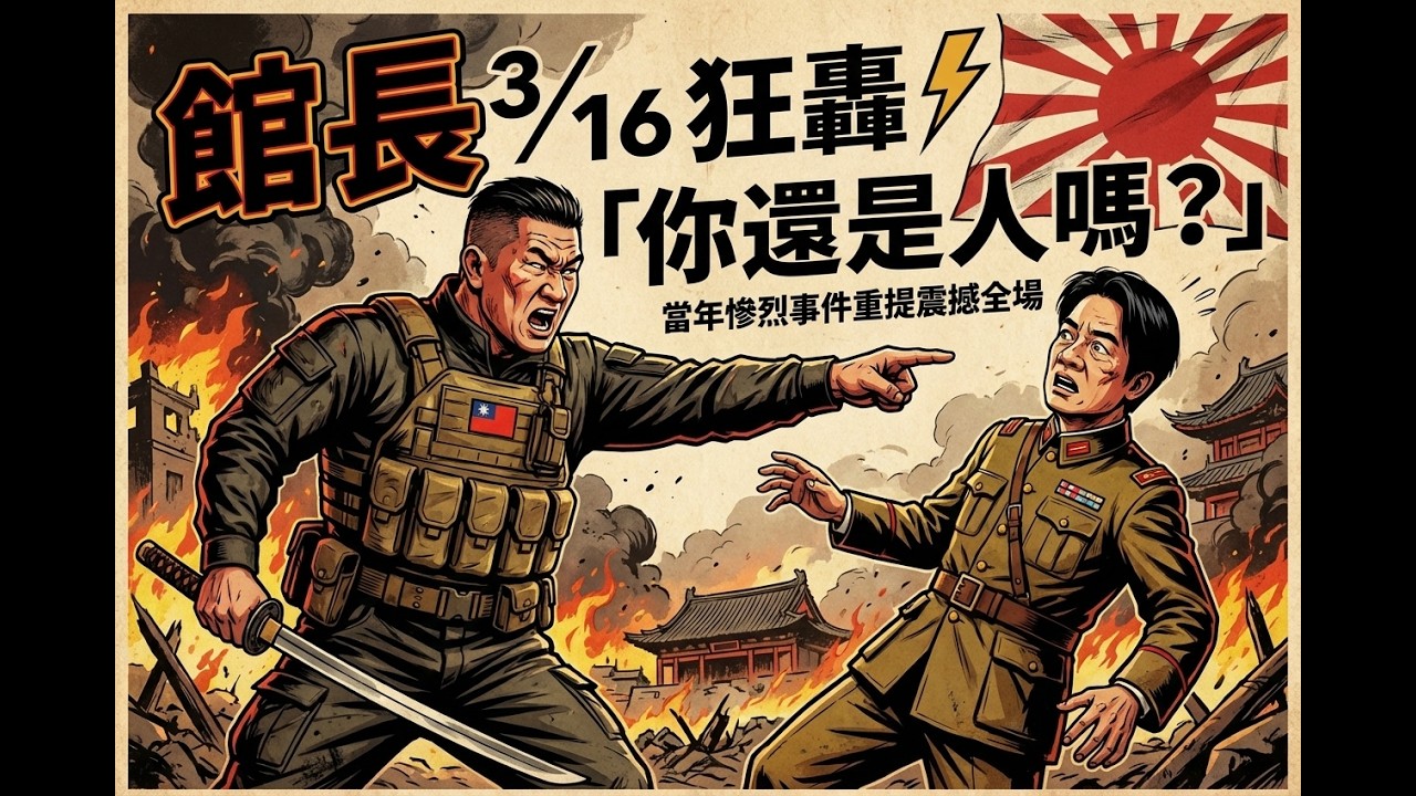 館長3/16直播狂轟⚡賴清德「你還是人嗎？」當年慘烈事件重提震撼全場！#館長 #台灣館長 #台灣網紅館長 #賴清德 #直播精華