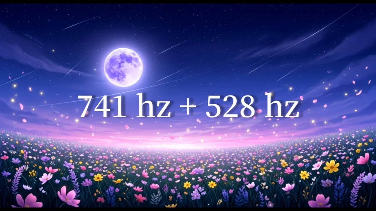 741hz+528hz | Solfeggio Frequencies ソルフェジオ周波数 #healing #ヒーリング #solfeggio #741hz #528hz