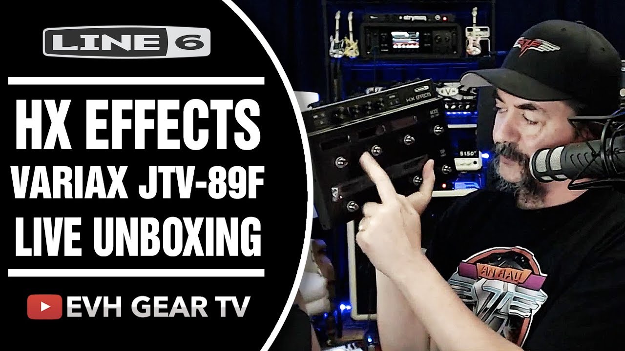 Line 6 HX Effects Variax JTV-89F Guitar Unboxing