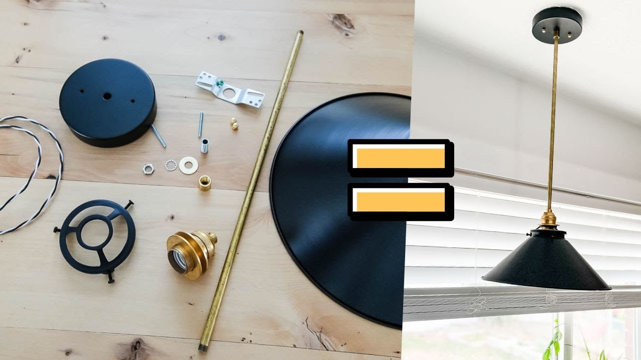 DIY Pendant Light - How To Easily Make Your Own Stylish Light Fixture