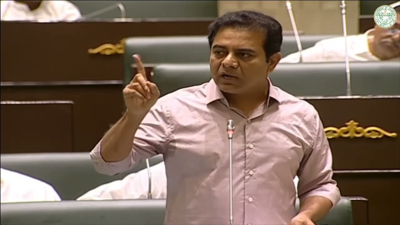 Minister KTR replied to a question on IT Exports in Legislative Assembly