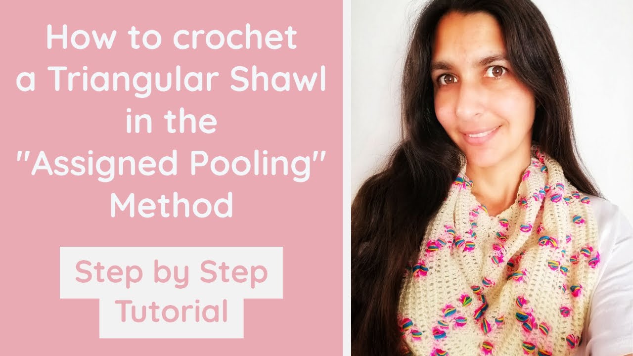 Crochet Triangular Shawl In The 