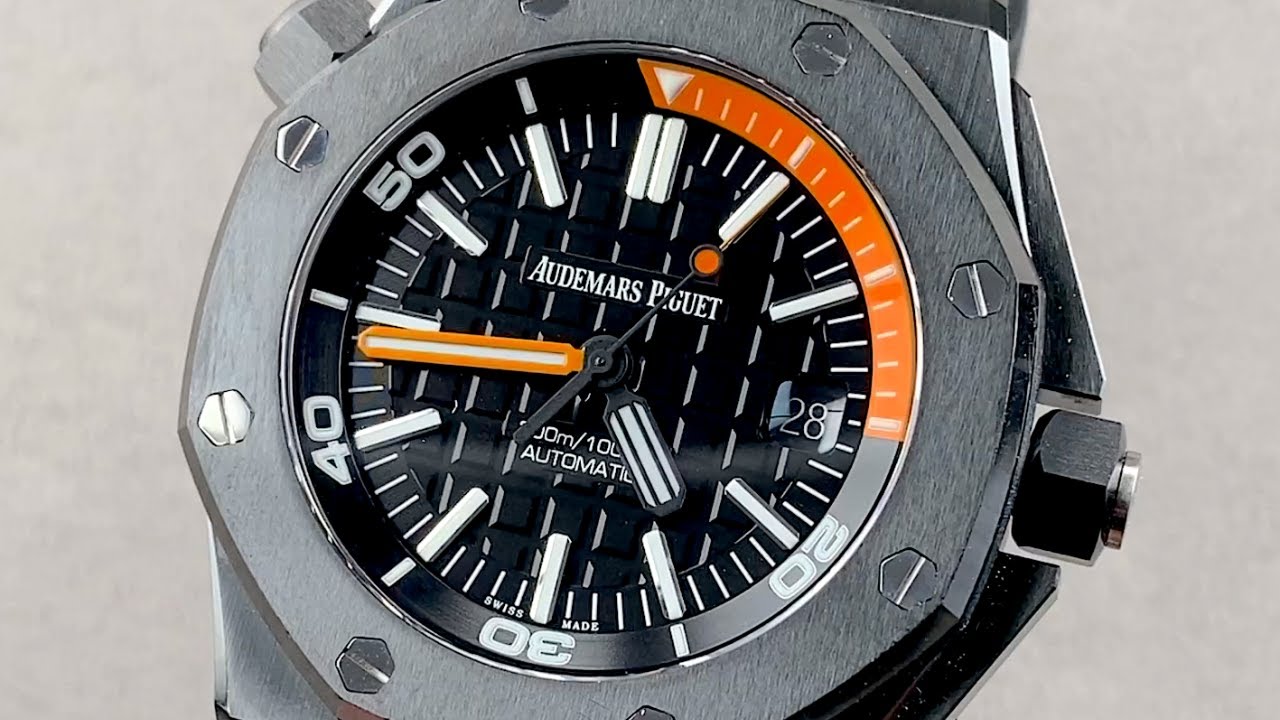 Audemars Piguet Royal Oak Offshore Diver Black Ceramic 15707CE.OO.A002CA.01 AP Watch Review