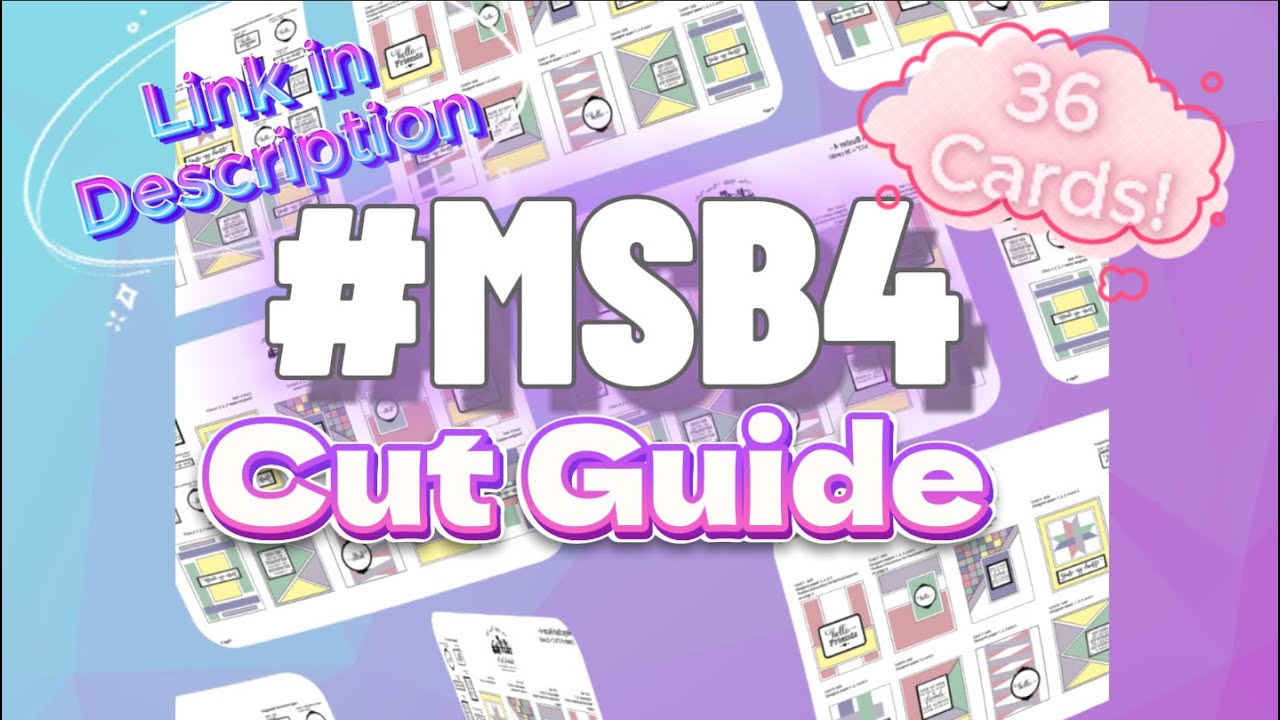 Mega Stash Buster 4 ✂️ Cut Guide | Turn 5 Sheets of Cardstock into 36 Cards!