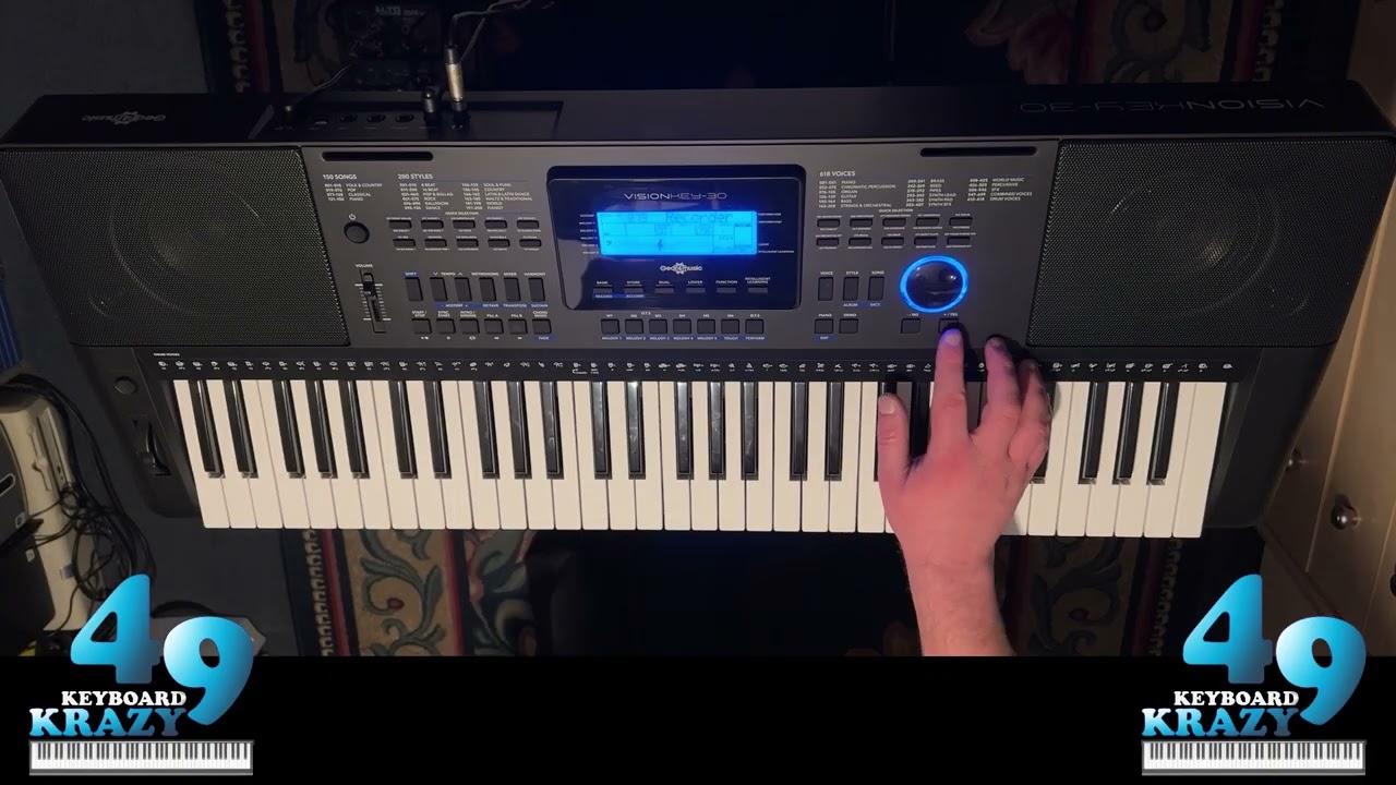 Gear4music Vision Key 30-Keyboard - 618 Voices Part 3/5