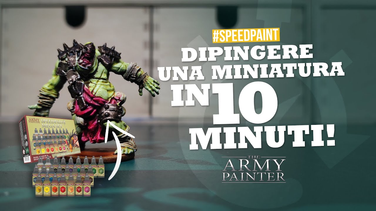The Army Painter Speedpaint Mega Set: dipingere una miniatura in 10 minuti