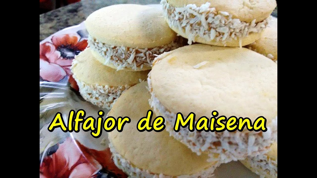 ALFAJOR DE MAISENA QUE DERRETE NA BOCA! 