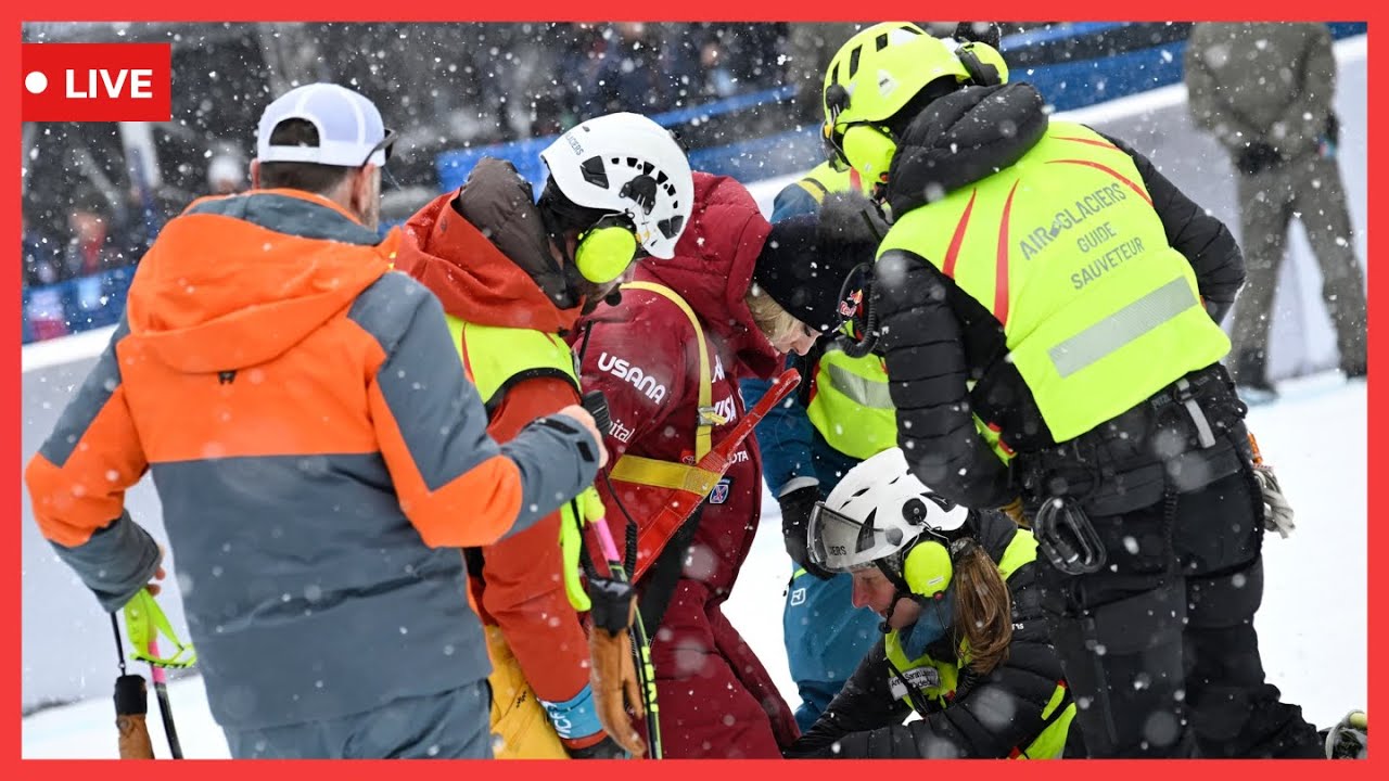 LIVE: U.S. Skier Lindsey Vonn Hospitalized After Severe Crash in Cortina d’Ampezzo | AD1Z
