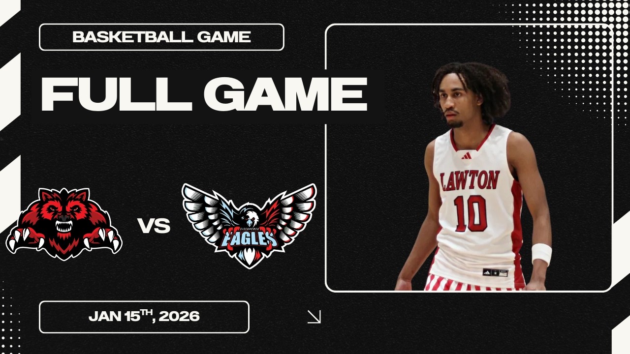 Lawton High School  vs Eisenhower High School Mens Varsity Basketball