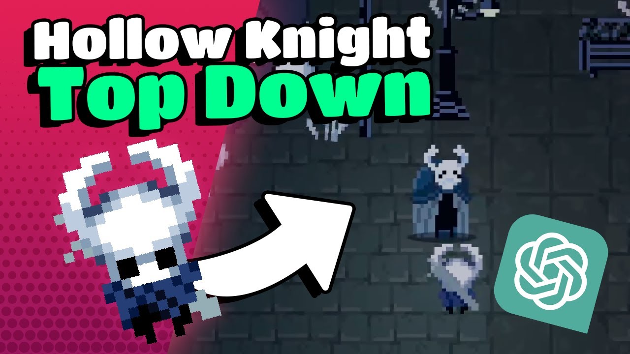 Eu refiz o Hollow Knight com ajuda do ChatGPT!