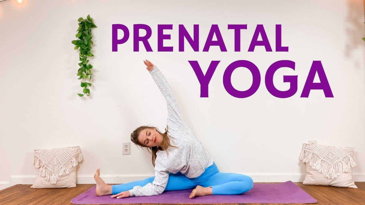 PRENATAL Yoga- Pregnancy Yoga for Tight Hips, Neck Stiffness & Anxiety Relief- Yoga with Yana