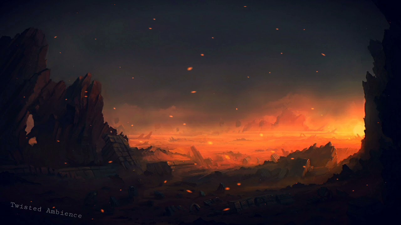 Desert City Wasteland Ambience || Post Apocalyptic Ambience