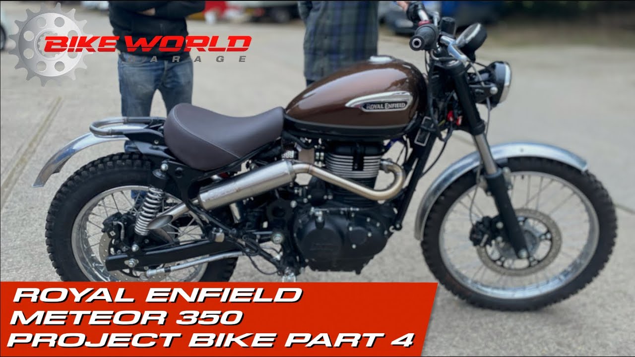 Bike World Garage | Royal Enfield Meteor 350 Project Bike | Part 4 Exhaust Build