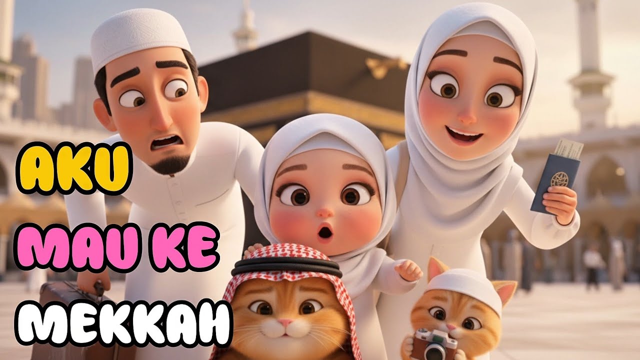 Aku Mau Ke Mekkah | Lagu Anak Islami | Animasi 3D Edukatif  & Ceria
