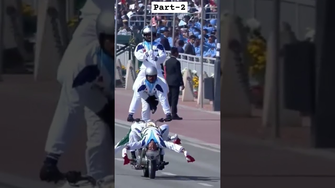 Daredevil bike stunts display thrilling skills at the 76th Republic Day Parade 