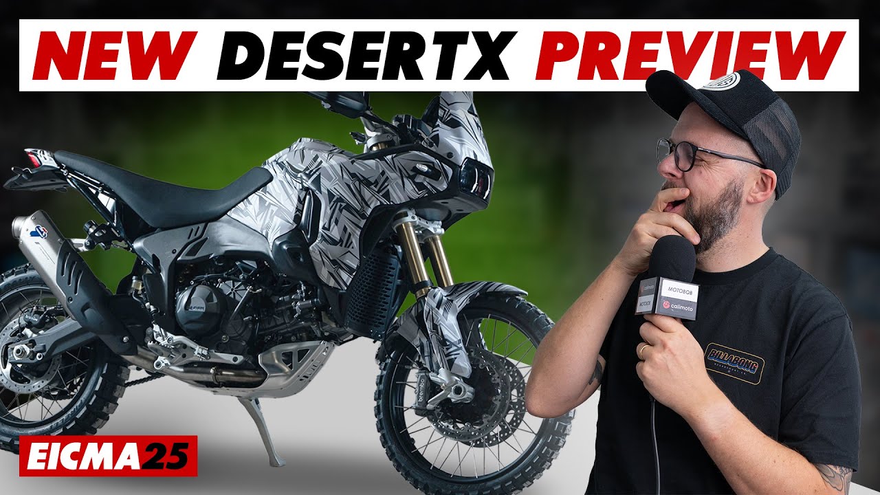 Новый Ducati DesertX V2 2026 года представлен на выставке EICMA: все, что нужно знать!