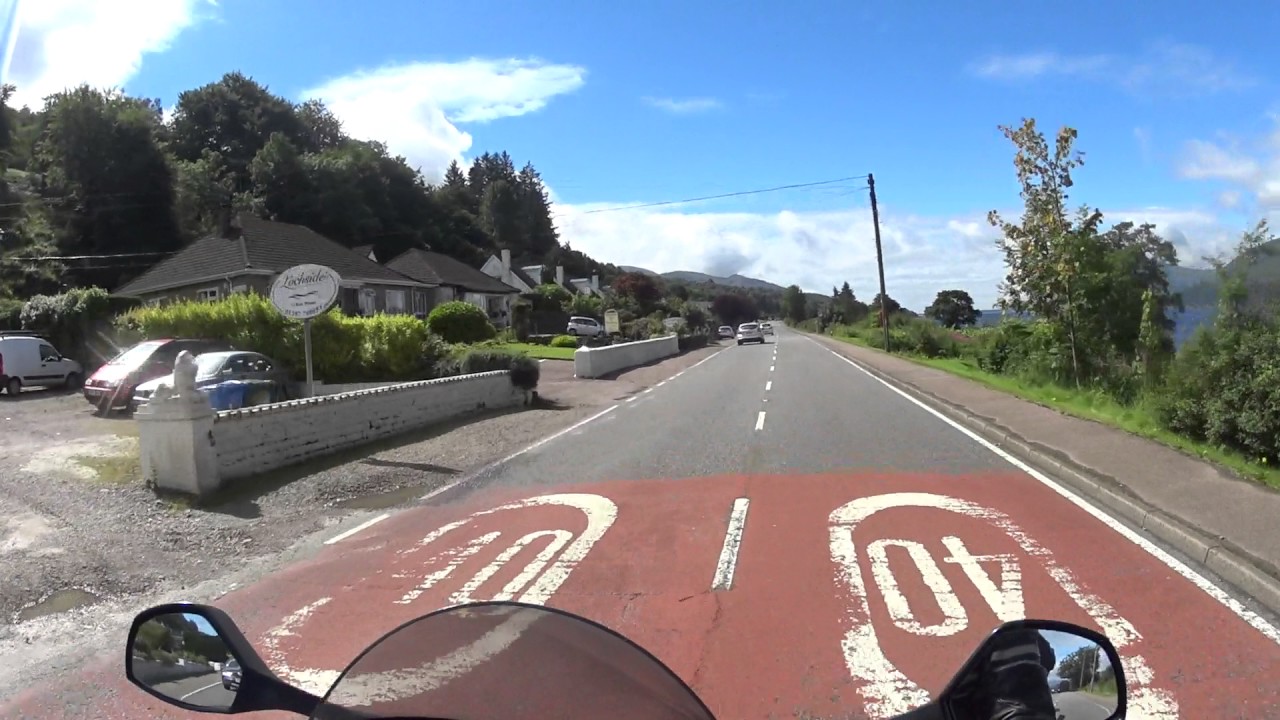 43 Scottish Highlands Motorcycle Trip - Fort William (A82) to Glencoe (A82)