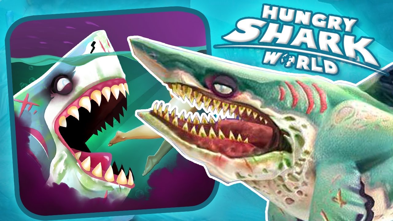 HUNGRY ZOMBIE SHARK!!! - Hungry Shark World | Ep 31 HD