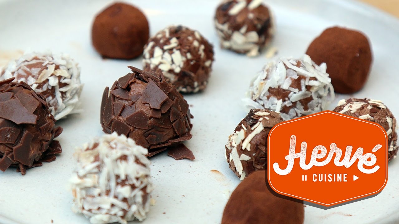 Truffes au CHOCOLAT pour Noël! LA recette ultra facile !